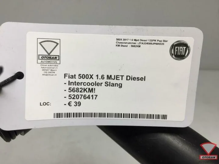 fiat-500x-2017-1.6-mjet-intercooler-slang-buis-52076417 — foto 2