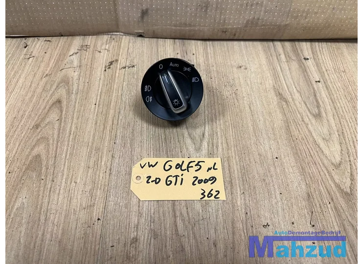 VW GOLF 5 GTI Licht schakelaar 2003-2009 3C8941431A