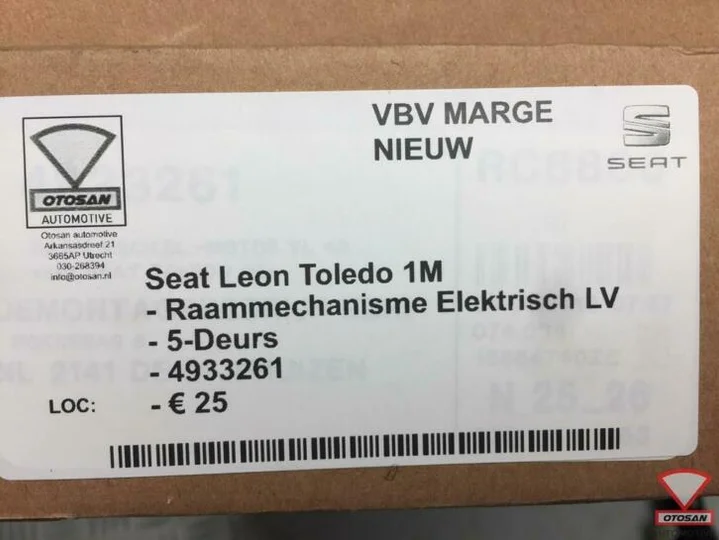 seat-leon-toledo-1m-raammechanisme-elekt.-links-voor-nieuw! — foto 3