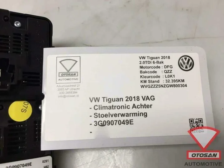 vw-tiguan-5na-2018-climatronic-stoelvw.-achter-3g0907049e — foto 2