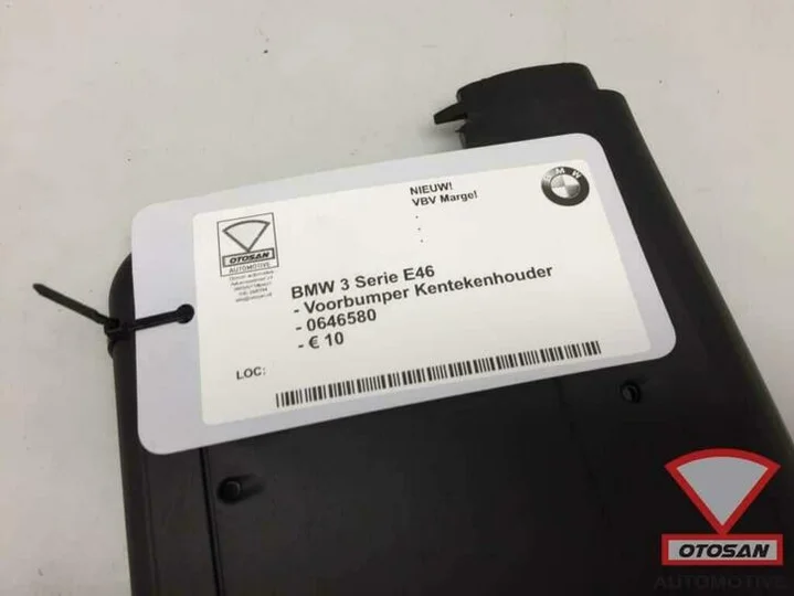 bmw-3-serie-e46-voorbumper-kentekenhouder-nieuw!-0646580 — foto 2