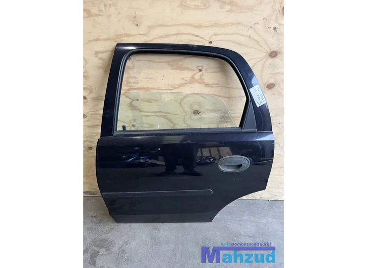 OPEL CORSA C zwart Links achter deur portier deur 2000-2005	