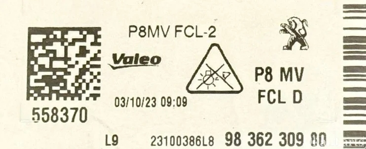 peugeot-3008-5008-ii-led-dagrijverlichting-rechts-9836230980 — foto 3