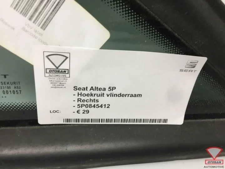 seat-altea-5p-vlinderraam-hoekruit-ruit-raam-rechts — foto 2