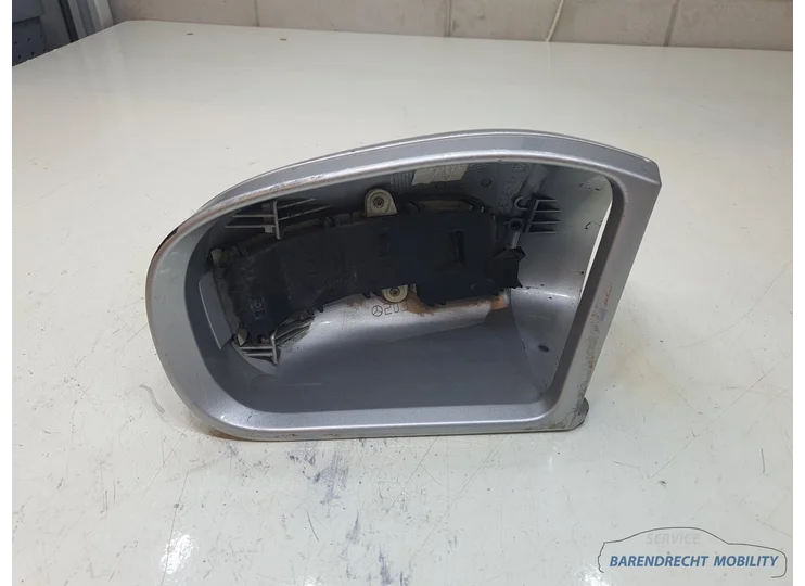 Mirror cover Mercedes W203 C Class indicator light left driver side A2038100164 744 Brilliant Silver original used
