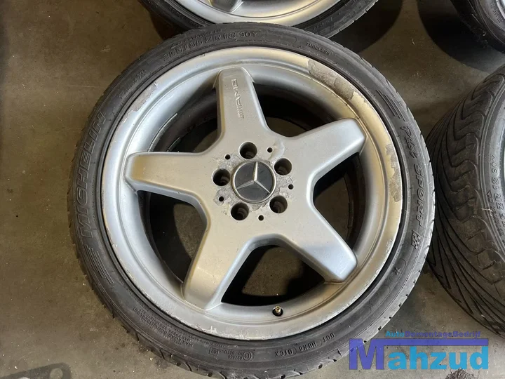 mercedes-clk-w209-amg-velgen-18-inch-5x112-666-breedset — foto 4