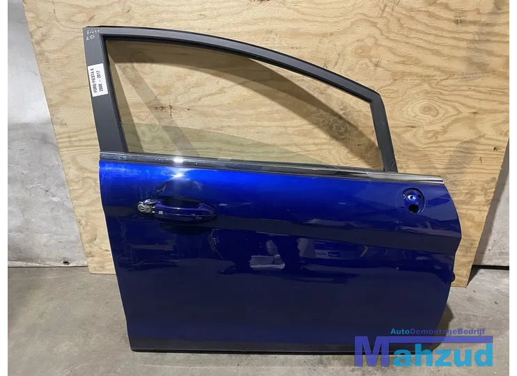 FORD FIESTA 6 blauw 2D rechts voor deur portier 2008-2017