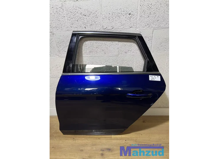 AUDI A4 B9 AVANT blauw links achter deur portier 2020-2024