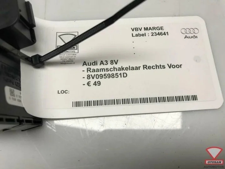 audi-a3-8v-raamschakelaar-links-voor-8v0959851d — foto 2