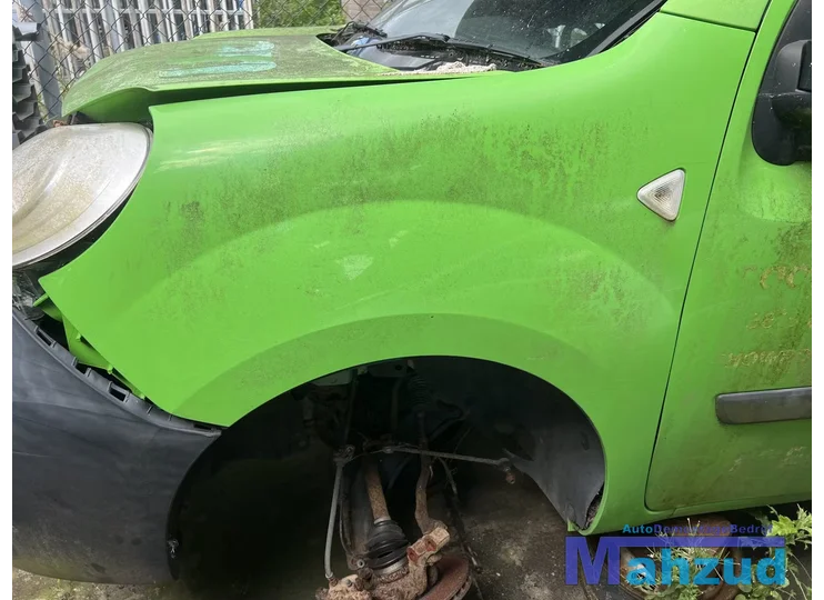 RENAULT KANGO Groen CM986 Links voorscherm 2008-2013