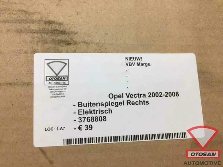 opel-vectra-c-2002-2008-buitenspiegel-spiegel-rechts-elekt. — foto 3