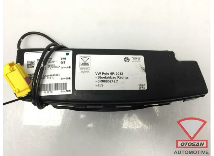 vw polo 6r vag stoelairbag stoel airbag rechts 6r0880242c