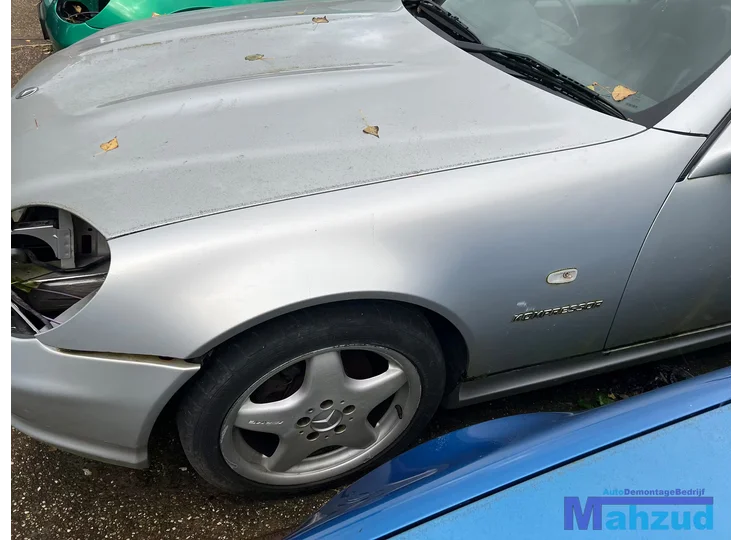 MERCEDES SLK R170 Zilver 744 Links voorscherm 1996-2004