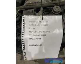 2001-mercedes-ml-w163-320-32-v6-motorblok-112942-motor — foto 2