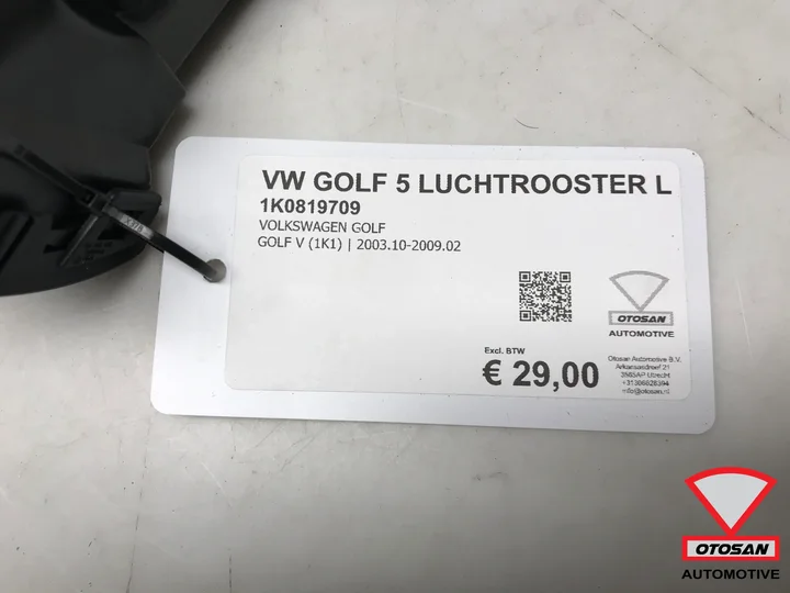 vw-golf-5-luchtrooster-links-1k0819709 — foto 2