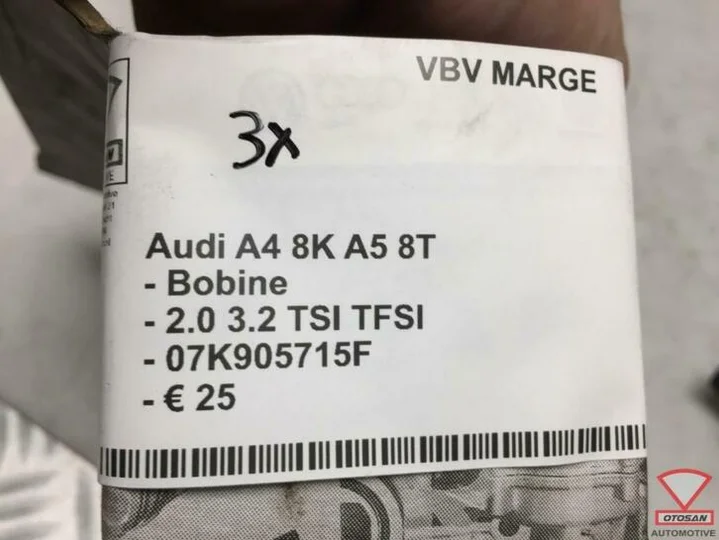 audi-a4-8k-a5-8t-bobine-2.0-3.2-tfsi-tsi-nieuw!-07k905715f — foto 2