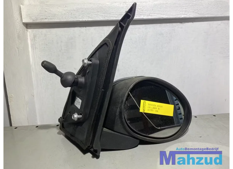 TOYOTA AYGO C1 107 Zwart rechts spiegel buitenspiegel 05-14