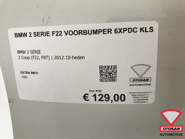 bmw-2-serie-f22-f23-voorbumper-bumper-6xpdc-kls-origineel — foto 4