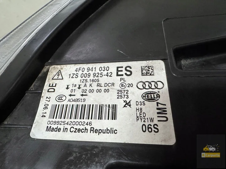 audi-a6-s6-c6-4f-bi-xenon-led-rechts-lift-torsieverlichting-4f0941030 — foto 2