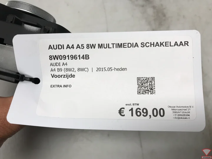 audi-a4-a5-8w-multimedia-schakelaar-8w0919614b — foto 4