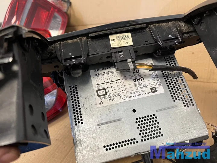 opel-zafira-b-zwart-middenconsole-radio-kachel-bedieningspaneel — foto 4