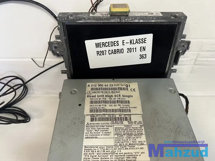 mercedes-e-a207-cabrio-radio-display-scherm-20092016 — foto 3
