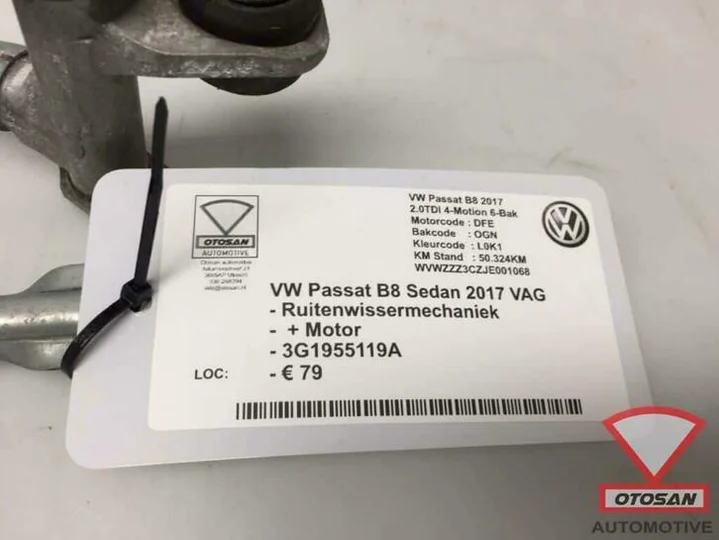 vw-passat-b8-vag-ruitenwissermechaniek-+-motor-3g1955119a — foto 3