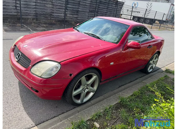 SLK R170 Veerpoot fusee spiraal veer remklauw uitlaat aandrijfas