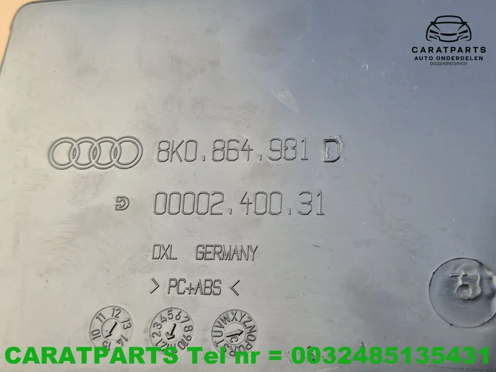 8k0864981d-audi-a5-opbergvak-a4-12v-stekker-12-v-aansluiting — foto 6