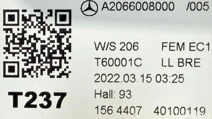 mercedesbenz-cklasse-w206-voor-bumperbalk-a2066008000 — foto 3