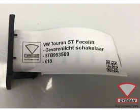 vw-touran-5t-gevarenlicht-alarmlicht-schakelaar-5tb953509 — foto 2