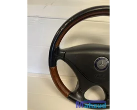 mercedes-slk-r170-hout-stuurwiel-stuur-met-airbag-9604 — foto 2