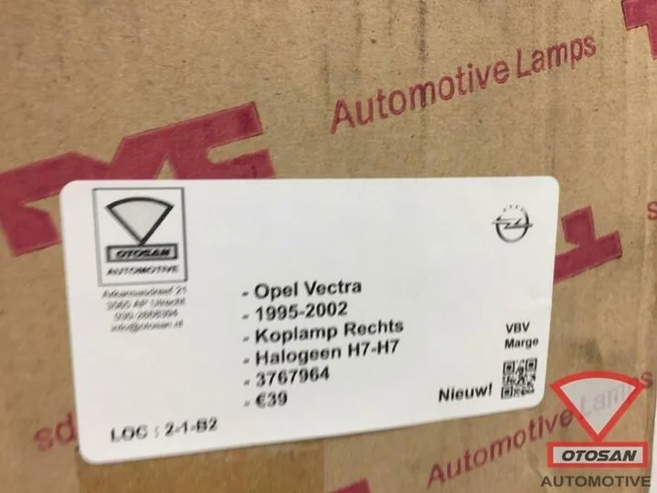 opel-vectra-1995-2002-koplamp-rechts-h7-h7-halogeen-nieuw!-3 — foto 3