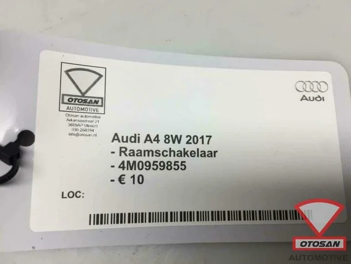 audi-a4-8w-a5-f5-vag-raamschakelaar-4m0959855 — foto 2