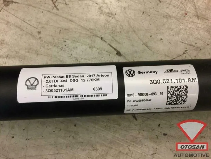 vw-passat-b8-arteon-2017-2.0tdi-cardanas-4x4-3q0521101am — foto 2