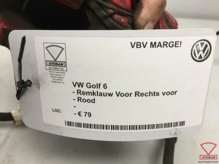 vw-golf-6-gti-remklauw-rechts-voor-rood — foto 2