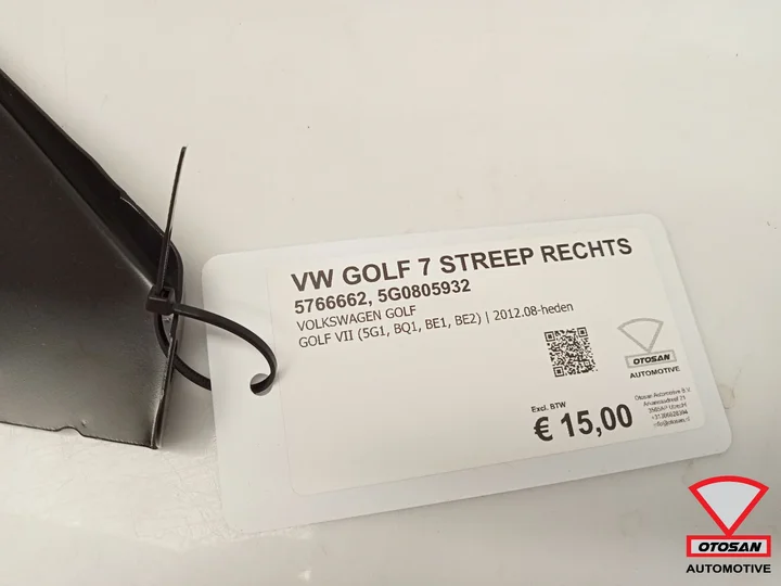 vw-golf-7-streep-koplampgeleider-rechts-nieuw-5g0805932 — foto 2