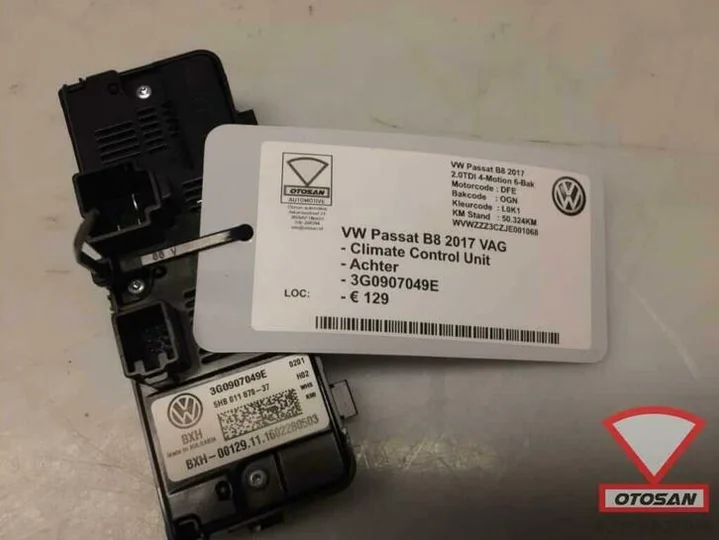 vw-passat-b8-2017-vag-climatronic-achter-stoelvw.-3g0907049e — foto 2