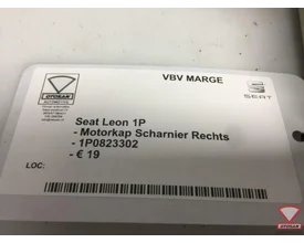 seat-leon-1p-motorkap-scharnier-rechts-1p0823302 — foto 2