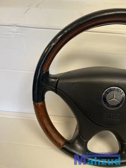 mercedes-slk-r170-hout-stuurwiel-stuur-met-airbag-9604 — foto 2