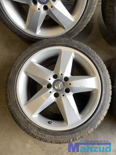 mercedes-slk-sport-velgen-breedset-5x112-666-17-inch — foto 3
