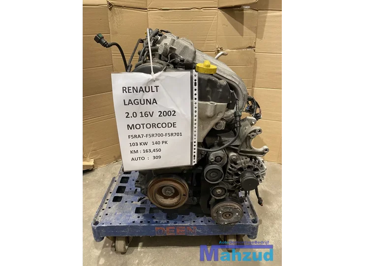 RENAULT LAGUNA 2.0 16V F5RA7 F5R700 F5R701 motorblok motor