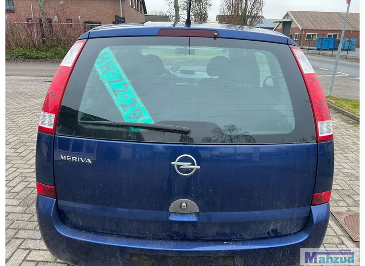 Hayon arrière bleu OPEL MERIVA A Z21B 2003-2010