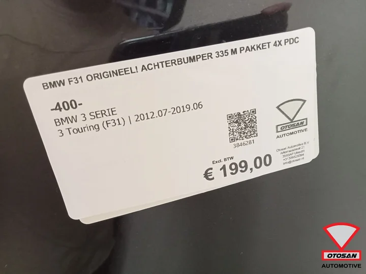bmw-f31-achterbumper-m-pakket-335-origineel-4x-pdc — foto 6