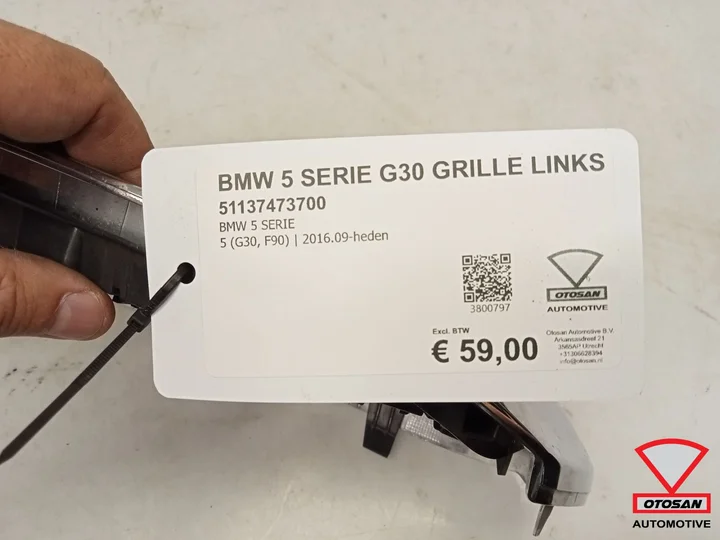 bmw-5-serie-g30-g31-grille-nieren-links-51137473700 — foto 2