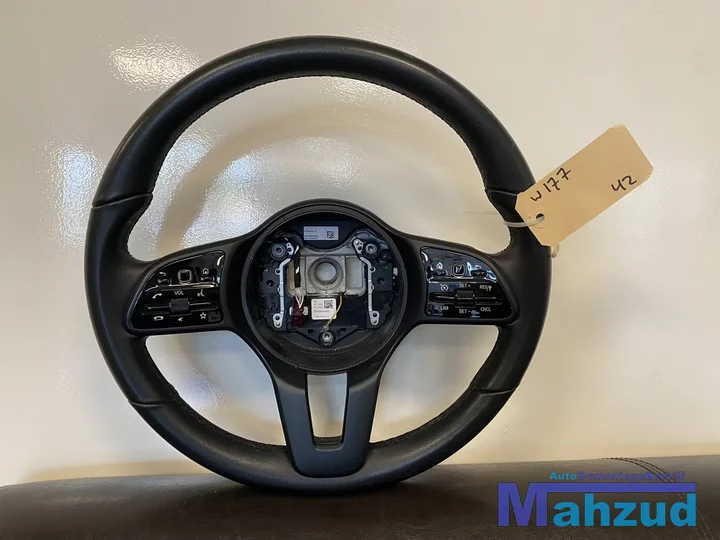 mercedes-a-klasse-w177-zwart-leer-stuurwiel-stuur-2018