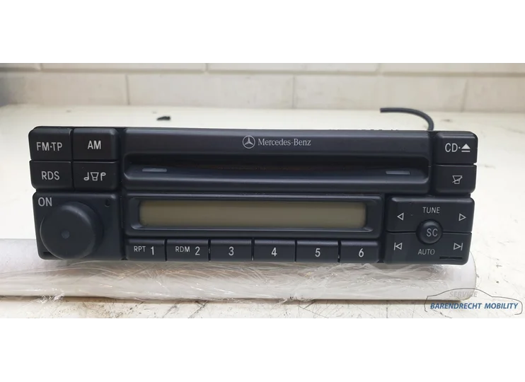 Original Alpine Radio-CD-Player Mercedes Retro MF2297 1708200086 BT-Audiovorbereitung, Original, gebraucht, Baujahr 1995/2003