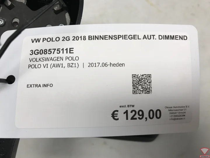 vw-polo-2g-passat-18-binnenspiegel-dimmend-zwart-3g0857511e — foto 5
