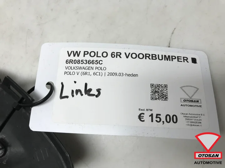 vw-polo-6r-voorbumper-bumper-links-rooster-6r0853665c — foto 2